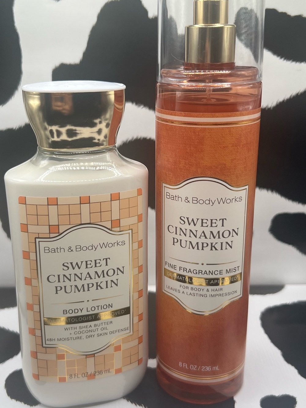 🎃Bath & Body Works Sweet Cinnamon Pumpkin Mist & Lotion Set $35-Value 🎃